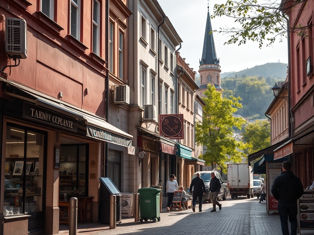 Wykres stopy bezrobocia w Tarnowie na tle sąsiednich miast