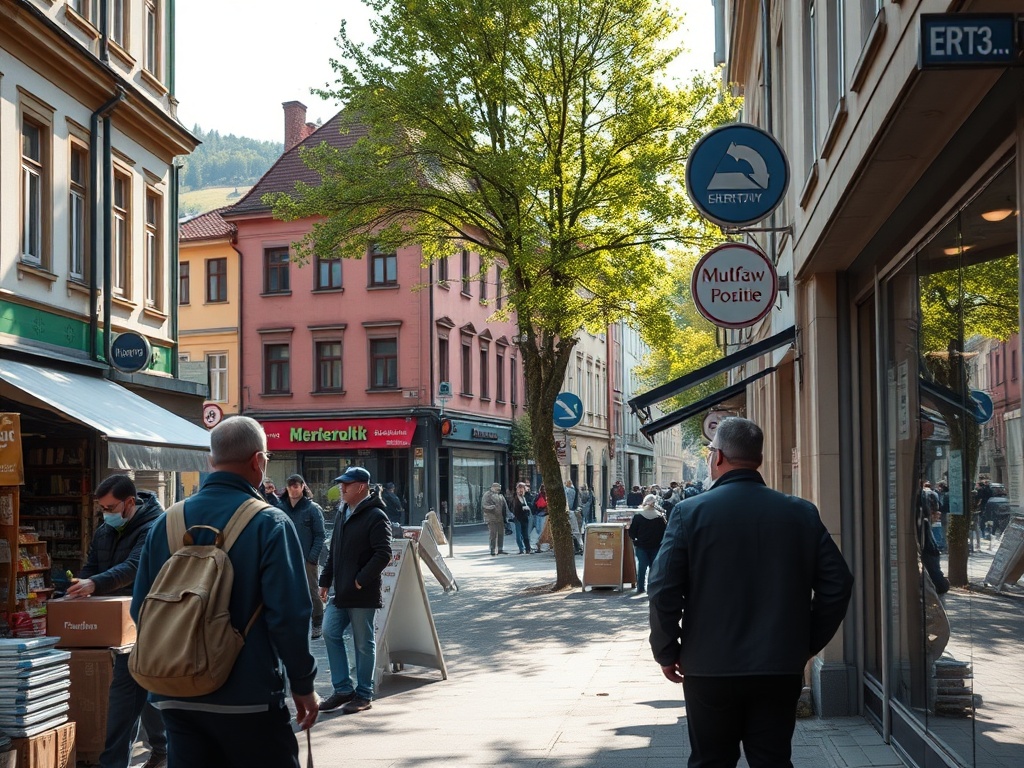 Uczestnicy na Targach Pracy w Akademii Tarnowskiej przeglądający oferty pracy