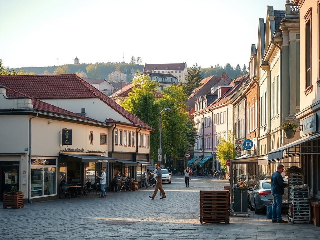 Grafika przedstawiająca budynek Tarnowskiej Szkoły Wyższej z napisem 'Oferta Pracy - Akademia Nauk Stosowanych'